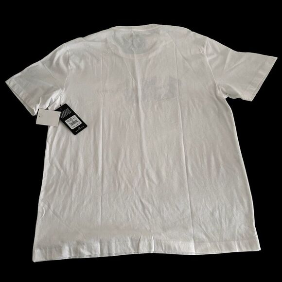 True Religion Multi Logo Tee Shirt Short Sleeve Men's Size 2XL White Multi NEW - Picture 2 of 4